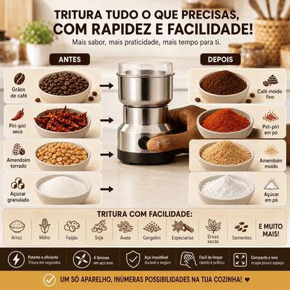 Moedor e Triturador Elétrico de Grãos - Produto Original - (Postamos em 24h)