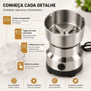 Moedor e Triturador Elétrico de Grãos - Produto Original - (Postamos em 24h)